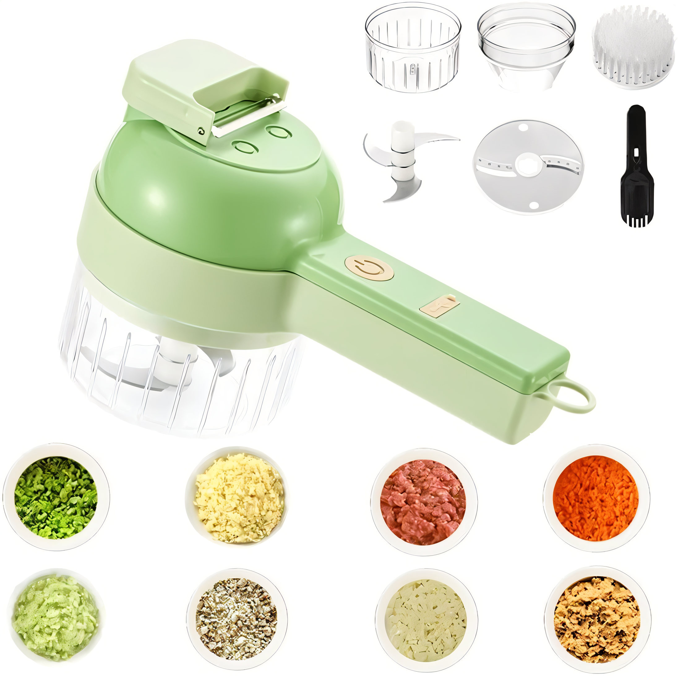 4 in 1 Portable Electric Vegetable Cutter Set
