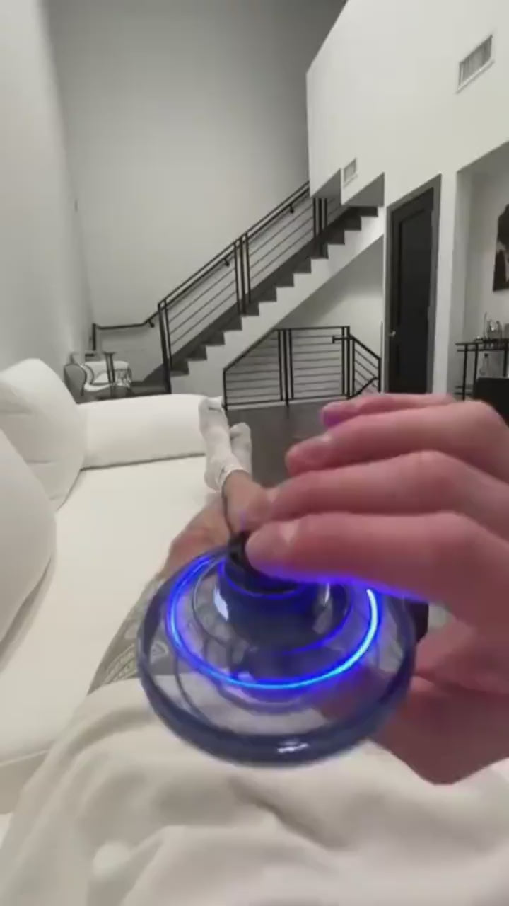 Magic Flying Orb Spinner Toy – RGB Hovering Hand-Control Drone Ball